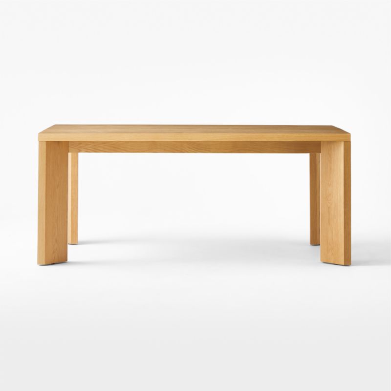 Sydney Rectangular White Oak Dining Table 72'' - image 3 of 8