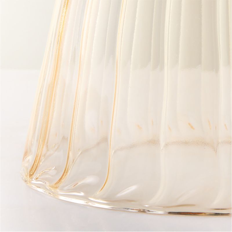 Sylvia Amber Glass Christmas Tree Figure 17" - image 1 of 3