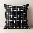Talita Mink Brown Wool and Silk Lumbar Pillow with Down-Alternative Insert 23"x11"
