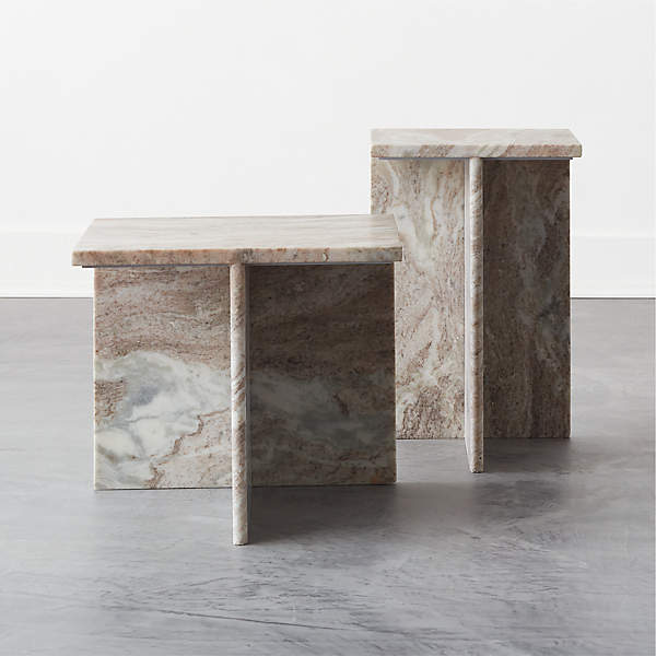 T Marble Tables | Cb2