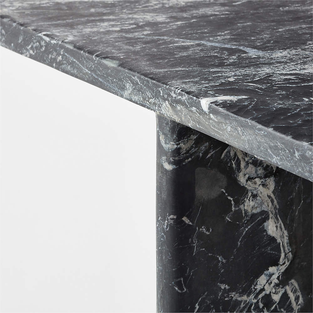 T Tall Marble Side Table + Reviews