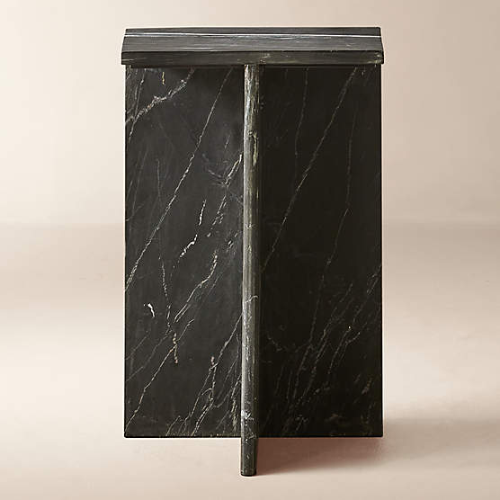T Black Marble Tall Table
