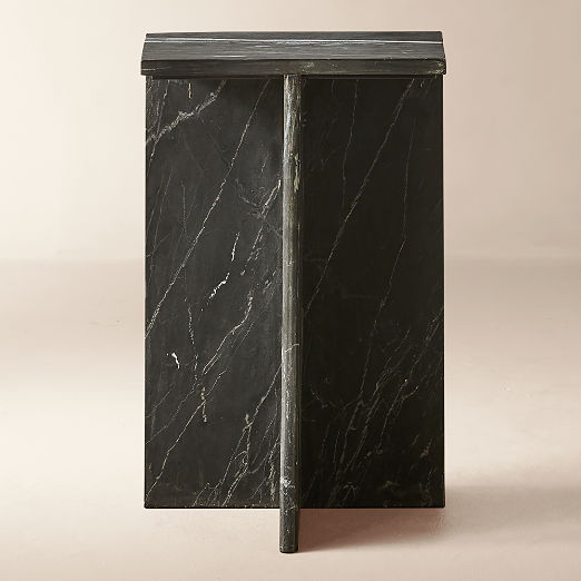 T Black Marble Tall Table