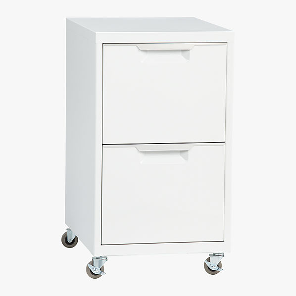 Tps White 2 Drawer Filing Cabinet Reviews Cb2
