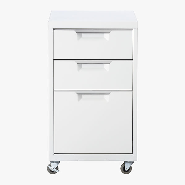 Tps 3 Drawer White File Cabinet Reviews Cb2