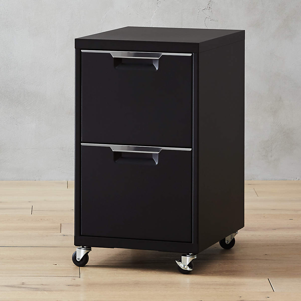 TPS Black 2Drawer Filing + Reviews CB2