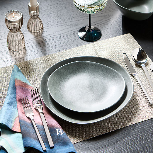 Tower 20-Piece Shiny Silver Flatware Set