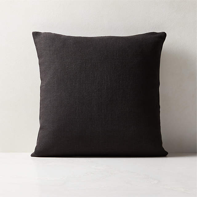 2pc 16.5 Outdoor/indoor Throw Pillow Set Talia Noir Black - Pillow Perfect  : Target