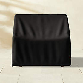 Taiko Stained Teak Outdoor Lounge Chair with Sunbrella® Cushions