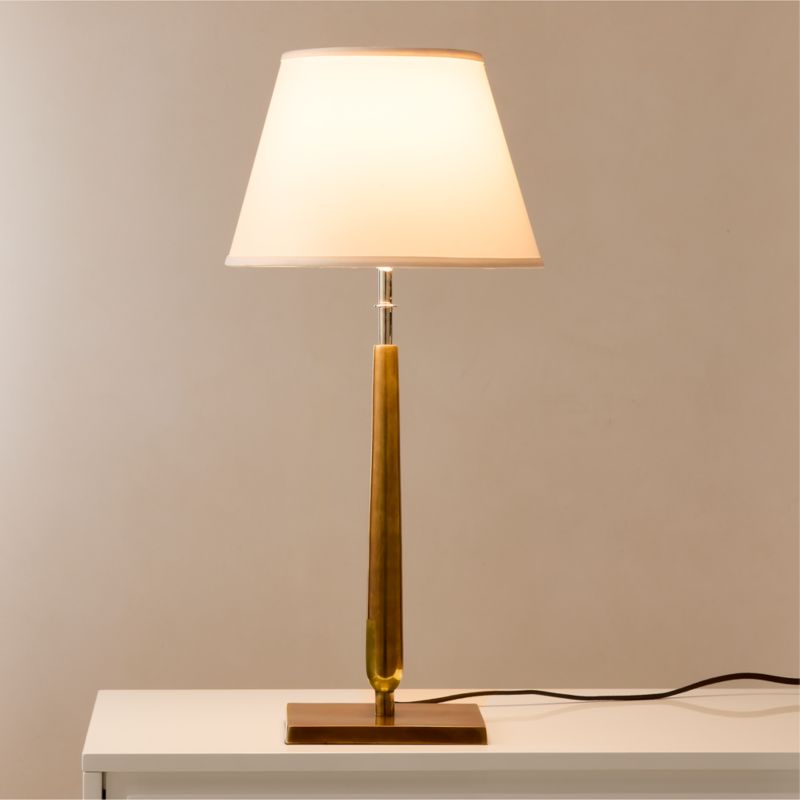 Viewing product image Tailor Soft Bronze Table Lamp - image 1 of 8