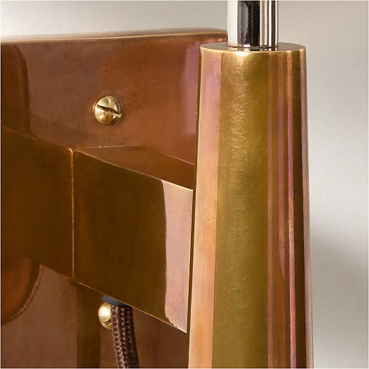 Tailor Soft Bronze Plug-In Wall Sconce Set of 2