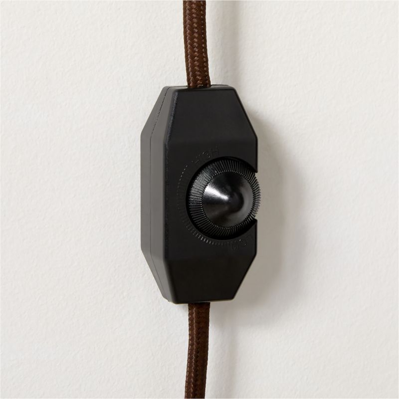 Tailor Soft Bronze Plug-In Wall Sconce - image 3 of 4