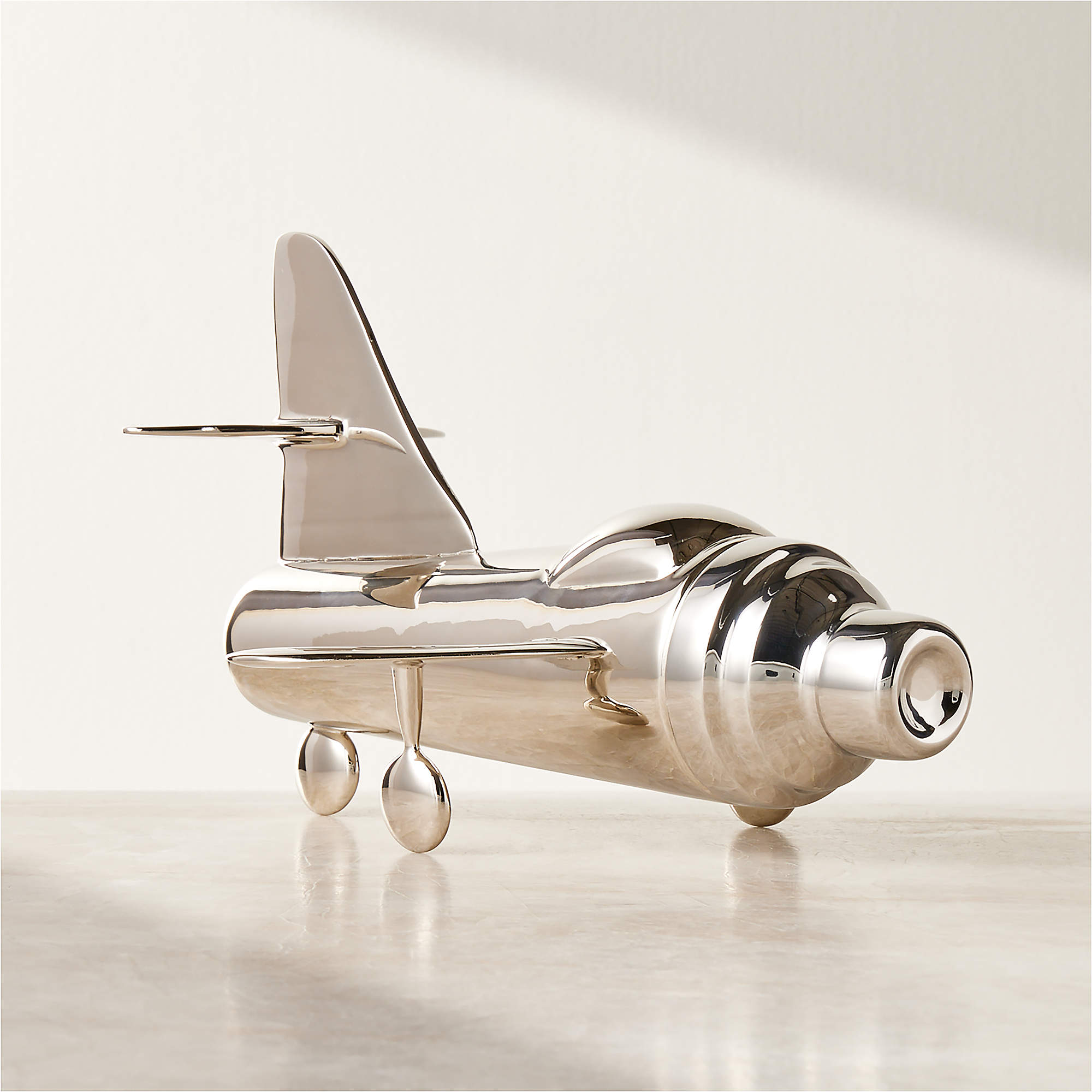 Take Off Stainless Steel Cocktail Shaker CB2