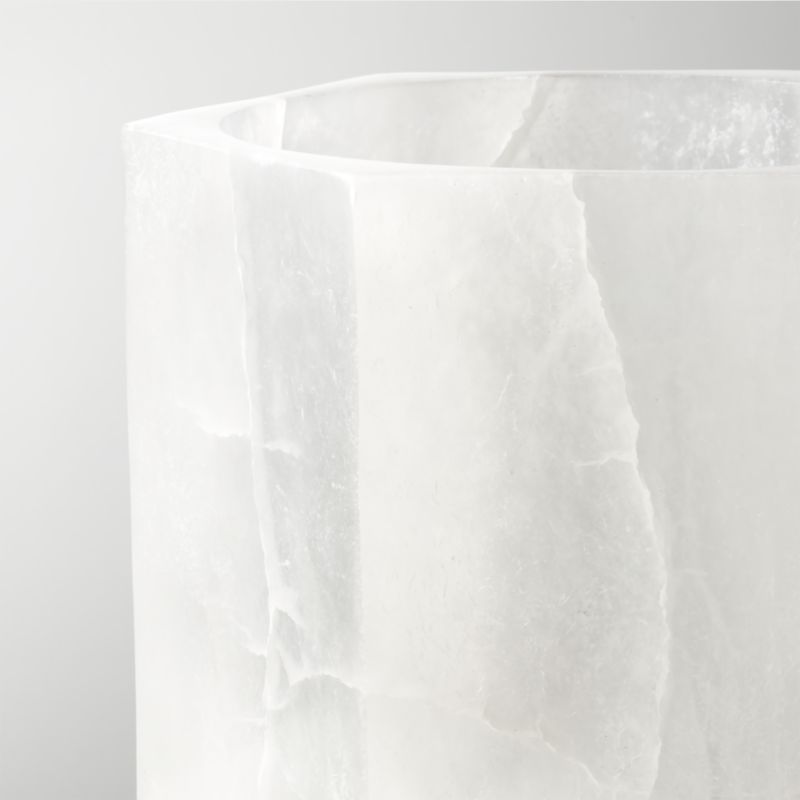 Talia Alabaster Hurricane Candle Holder - image 3 of 7