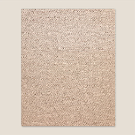 Tama Handwoven Sand Merino Wool Area Rug 10'x14'