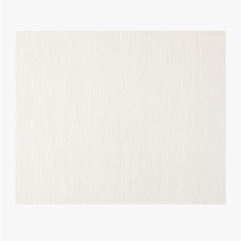 Tama Handwoven Warm White Merino Wool Area Rug 8'x10' - image 0 of 5