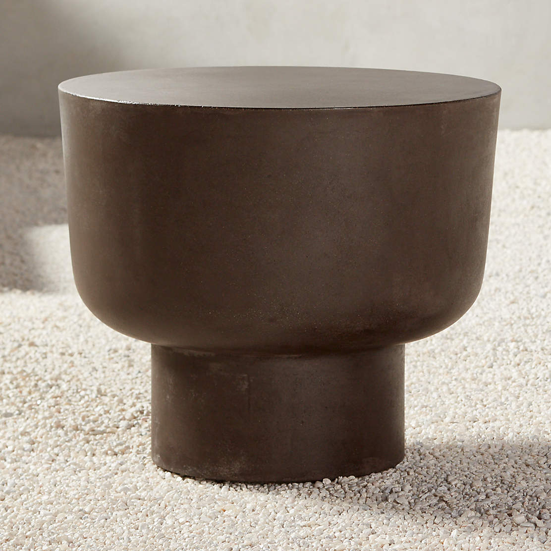 Darbuka Round Modern Side Table + Reviews CB2 Canada