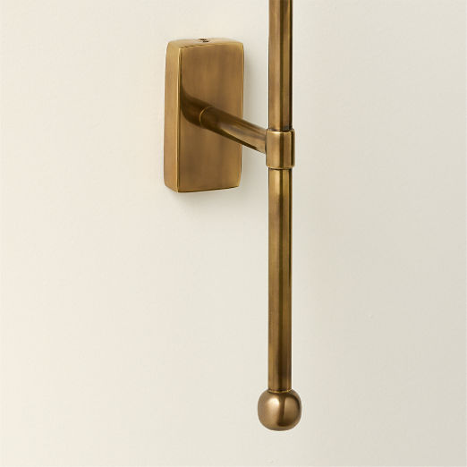 Tamlin Aged Brass Long Wall Sconce