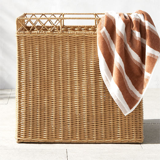 Tamra Natural Rattan Storage Basket by Ross Cassidy