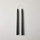Kava Cool Toned Glass Taper Candle Holder Set of 3