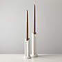 View Olive Taper Candles Set of 2 - image 2 of 4