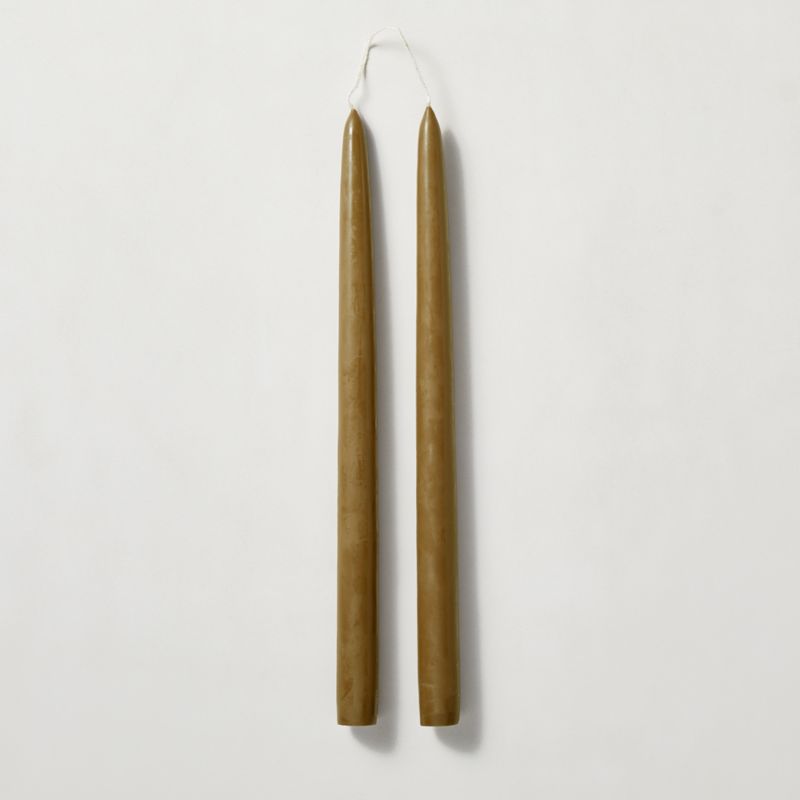 View Olive Taper Candles Set of 2 details