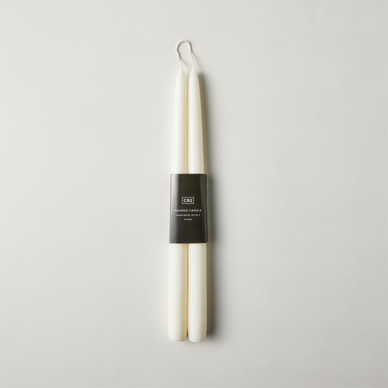 Warm White Taper Candle Set of 2 - image 2 of 14