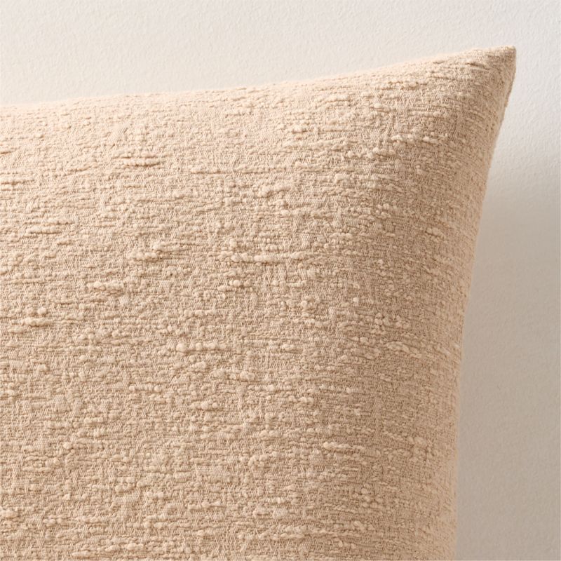 Taupe Boucle Throw Pillow Cover 20"x20" - image 1 of 3