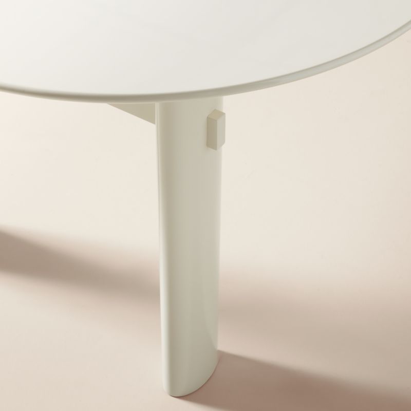 Tauro 96" Oval Lacquered Dining Table - image 5 of 7
