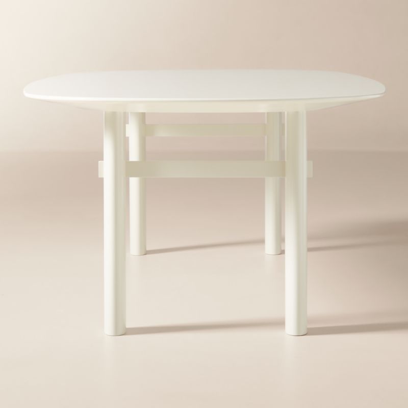 Tauro 96" Oval Lacquered Dining Table - image 3 of 7
