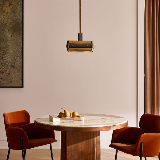 Tavish Aged Brass Pendant Light