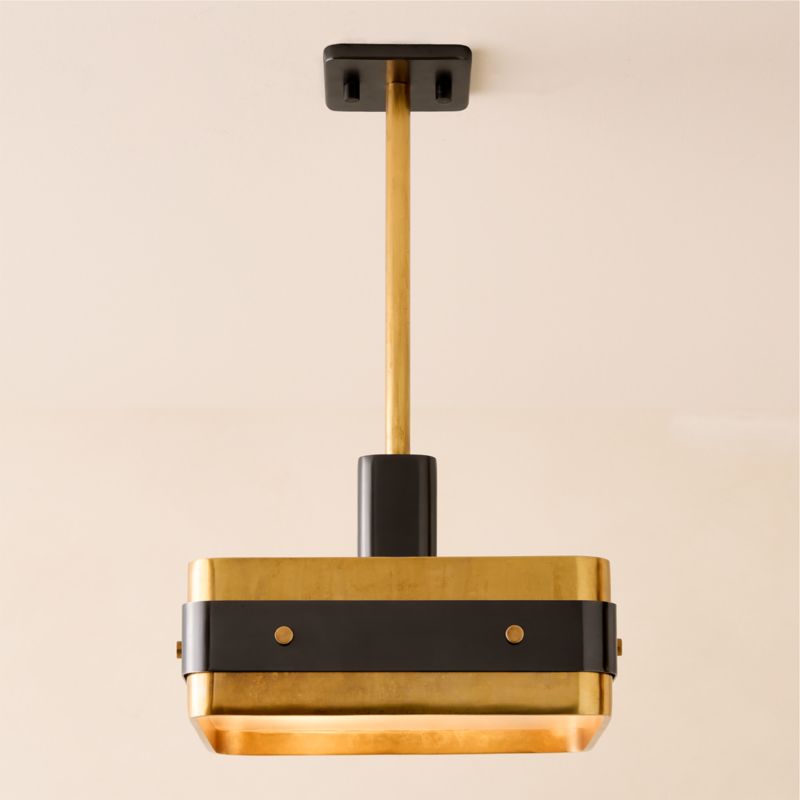 Viewing product image Tavish Aged Brass Pendant Light - image 1 of 5