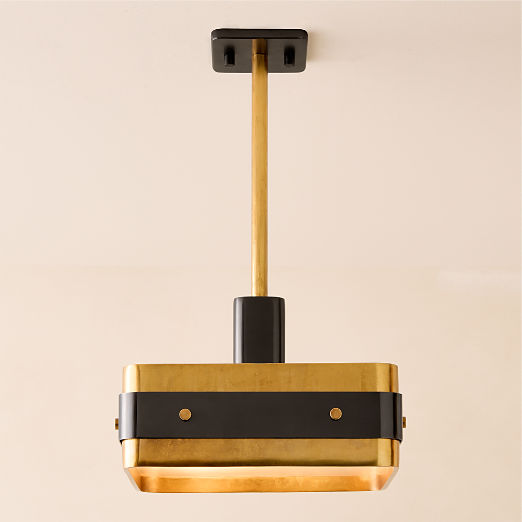 Tavish Aged Brass Pendant Light