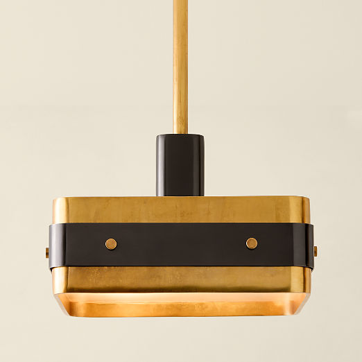 Tavish Aged Brass Pendant Light