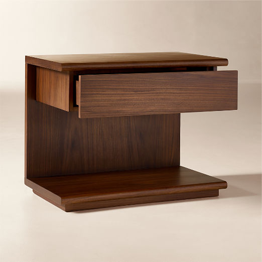 Tavola Wood Nightstand with Drawer
