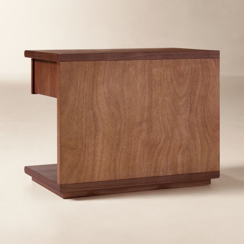 Tavola Wood Nightstand with Drawer - image 5 of 7