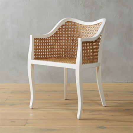 Tayabas Cane Side Chair Reviews Cb2