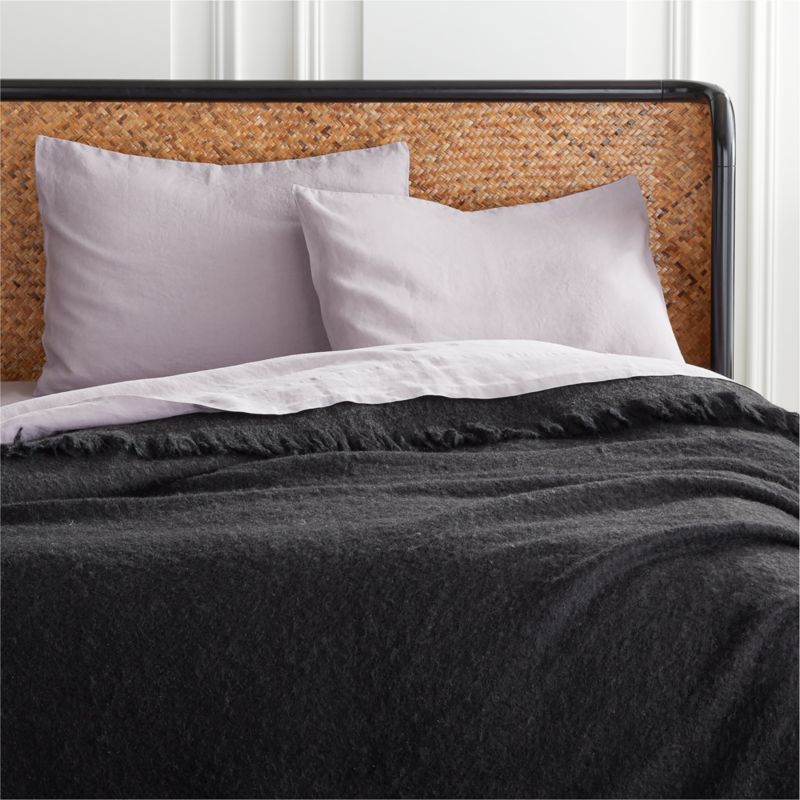 View Taylor Alpaca/Wool Black King Blanket details