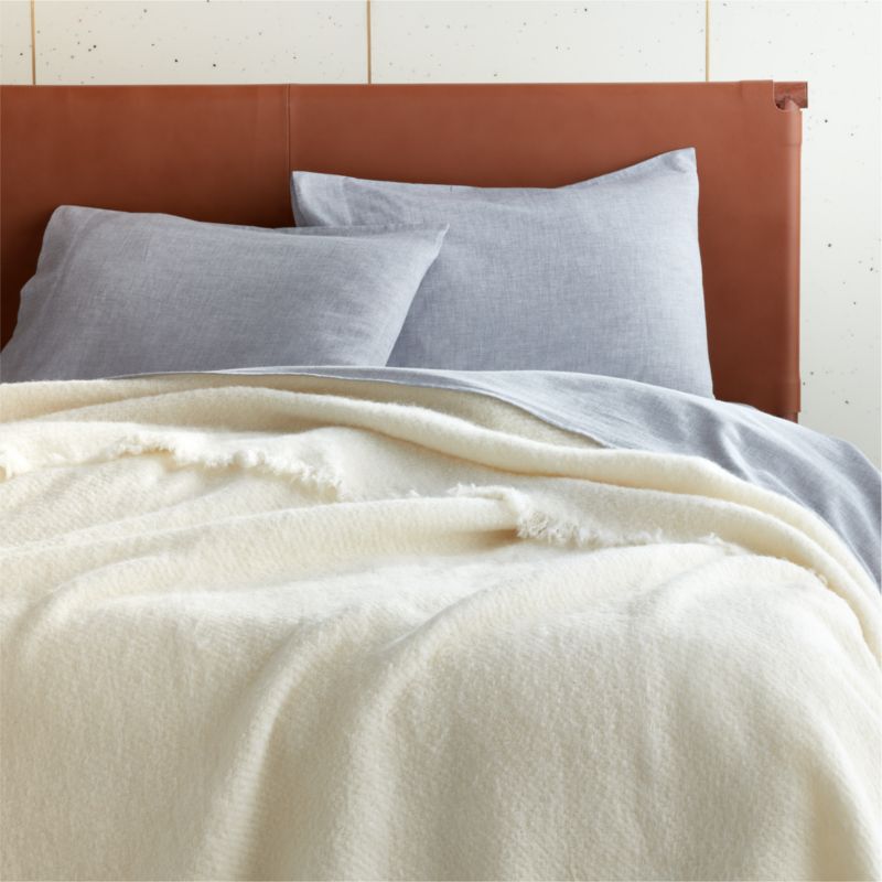 View Taylor Alpaca/Wool Ivory Full/Queen Blanket details