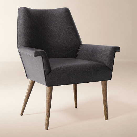 Tub Leather Dining Chair