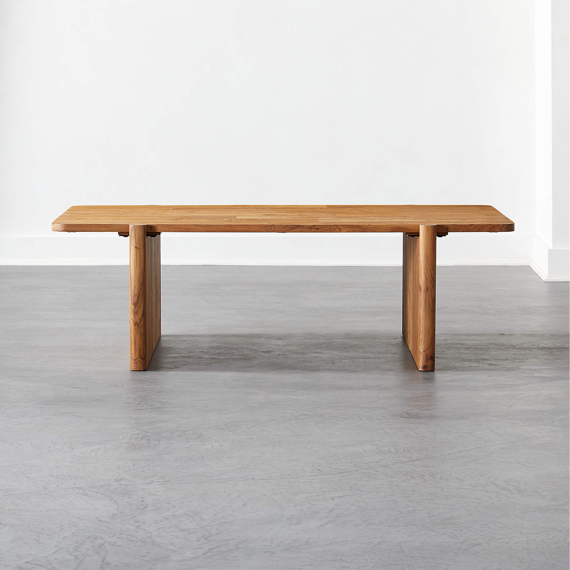 Galway Teak Wood Coffee Table + Reviews CB2