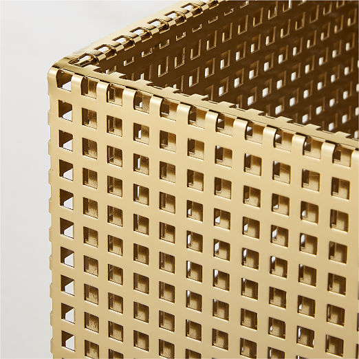 Tegan Perforated Metal Storage Baskets
