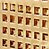 Tegan Brass Perforated Metal Storage Basket Small