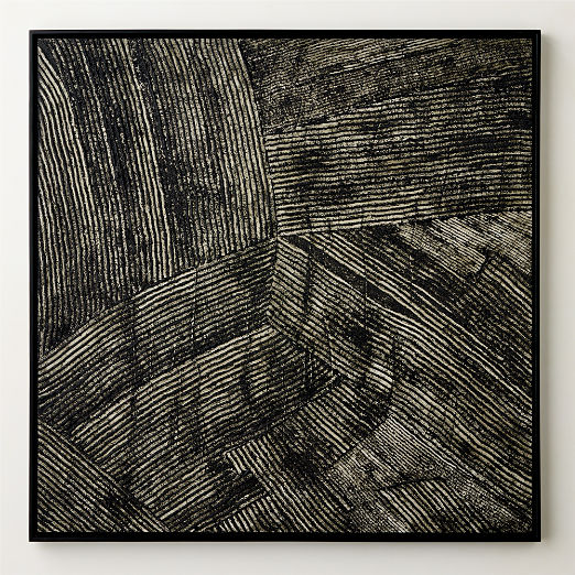 'Teleharmonic' Framed Wall Art 52"x52"