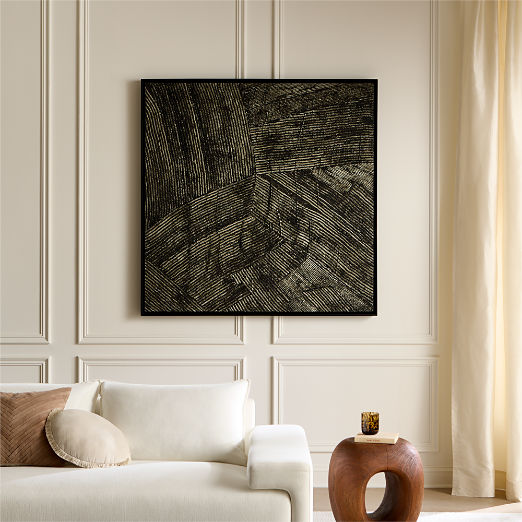 'Teleharmonic' Framed Wall Art 52"x52"