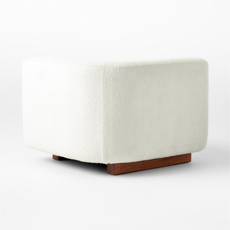 Terrain Ivory Boucle Corner Chair by Lawson-Fenning - image 6 of 8