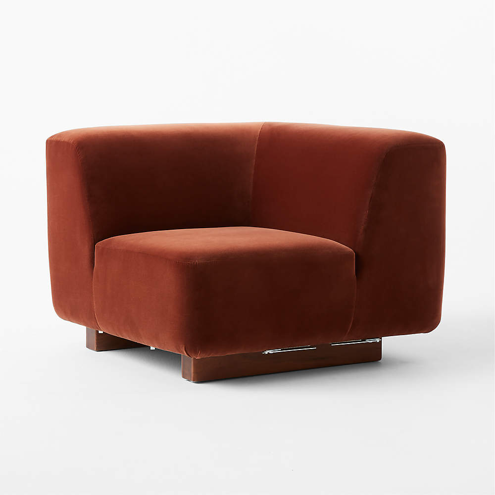 Swivel store corner chair