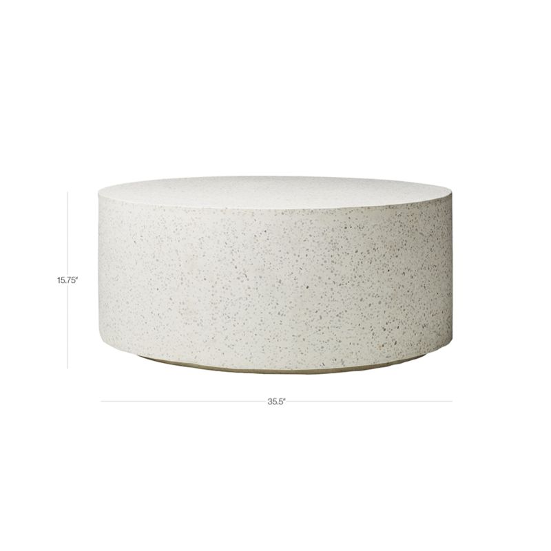 View Terrazzo Outdoor Coffee Table - image 3 of 13