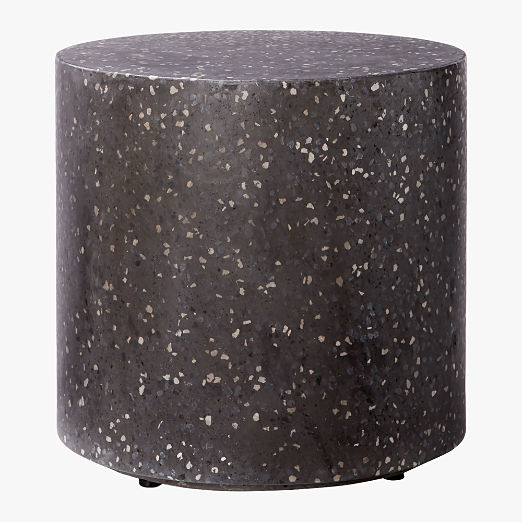 Terrazzo Black Side Table