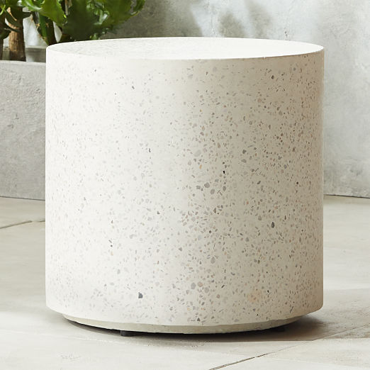 Terrazzo White Side Table